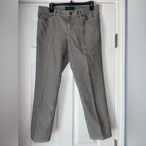 Lauren Ralph Lauren Striped Denim 10P